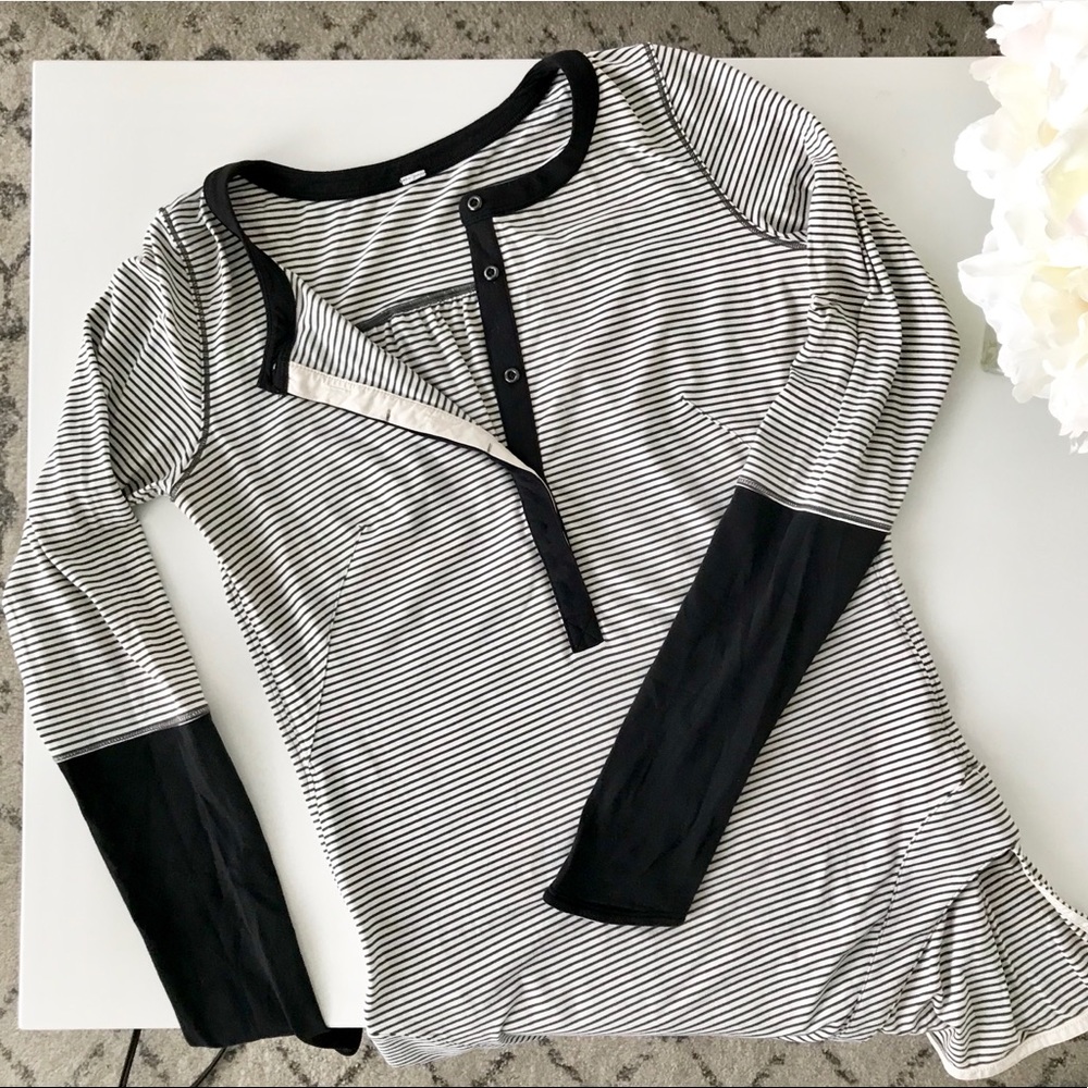 lululemon || urbanite Henley long sleeve || sz 6